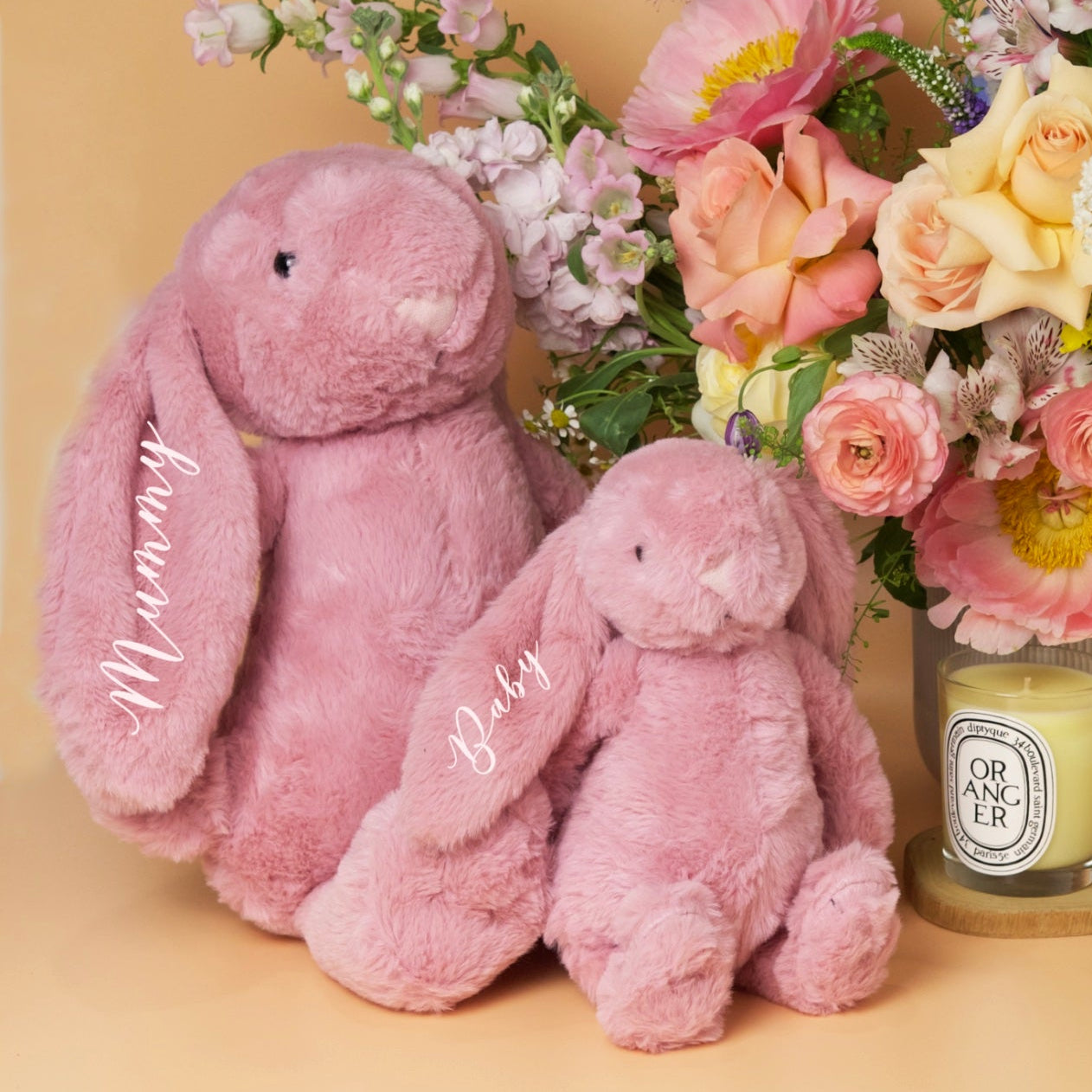 Mummy and Baby Bunny Gift Set
