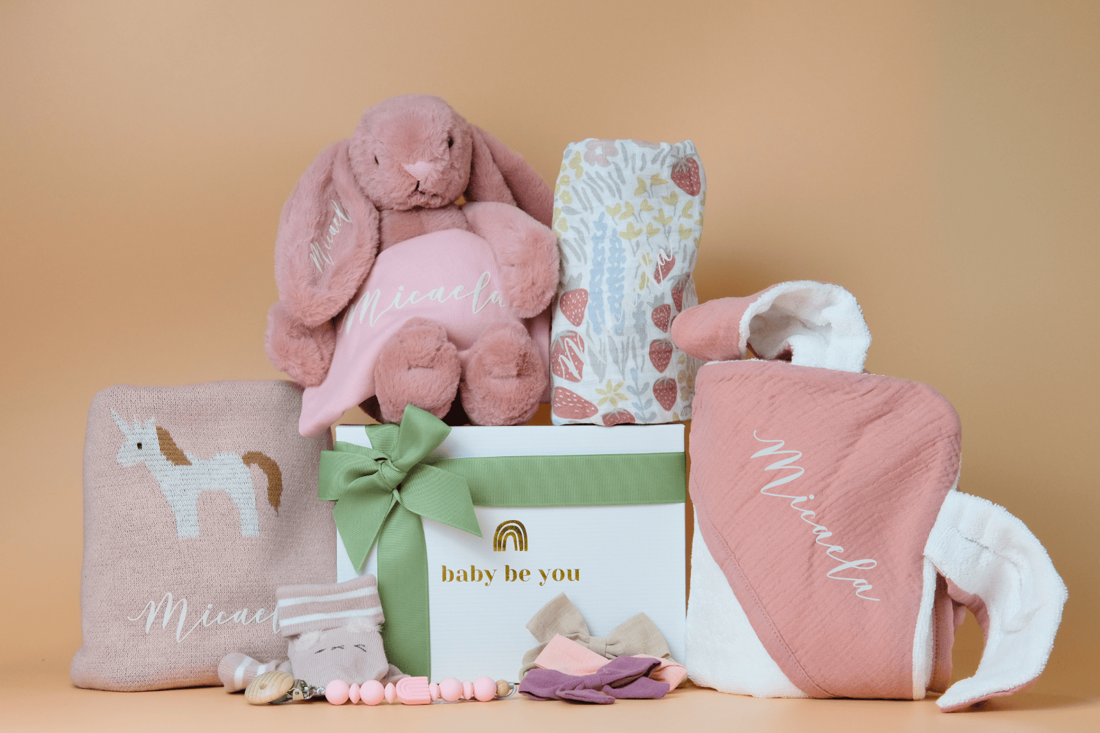 Premium Personalised Baby Girl Gift Set in Rose | Baby Gift Set Singapore | Next Day Delivery KL Baby Be You Premium Personalised Baby Girl Gift Set in Rose | Baby Gift Set Singapore | Next Day Delivery KL Baby Be You