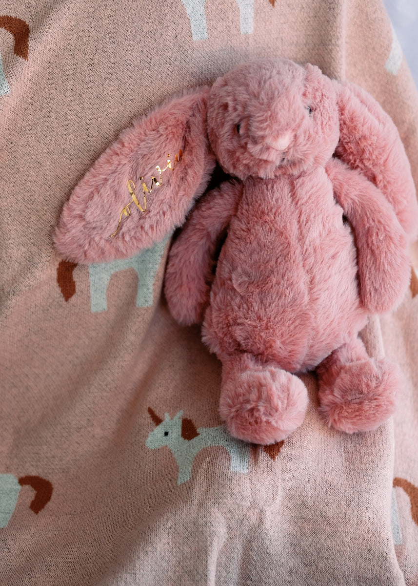 Rose Bunny Personalised Baby Gifts in Malaysia Baby Be You