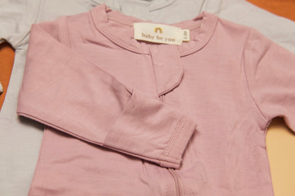 Personalised OEKO TEX Bamboo Sleepsuit (Multiple Colours)
