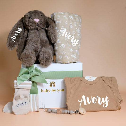 Essentials Newborn Baby Gift Set in Oatmeal