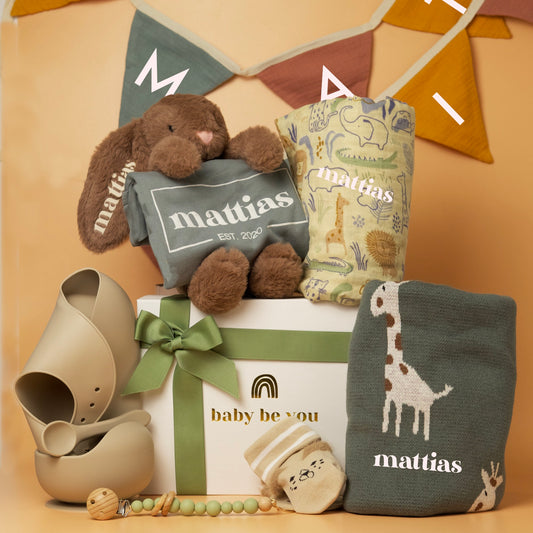 Celebrate Luxury Baby Gift Set for Baby Boy - Safari