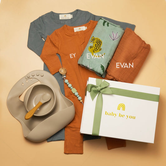 Treasure Trove Luxe Bamboo Baby Gift Set (Multiple Colours)