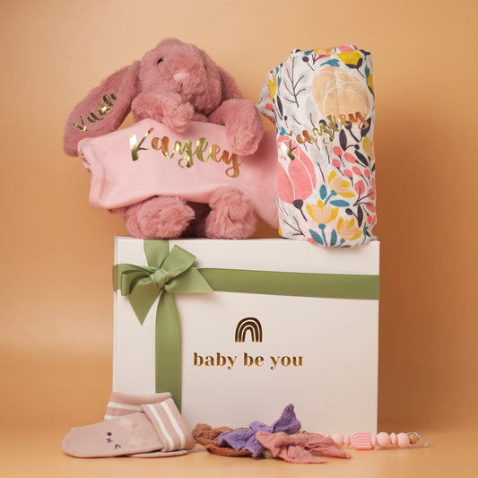 Essentials Newborn Baby Gift Set in Blush