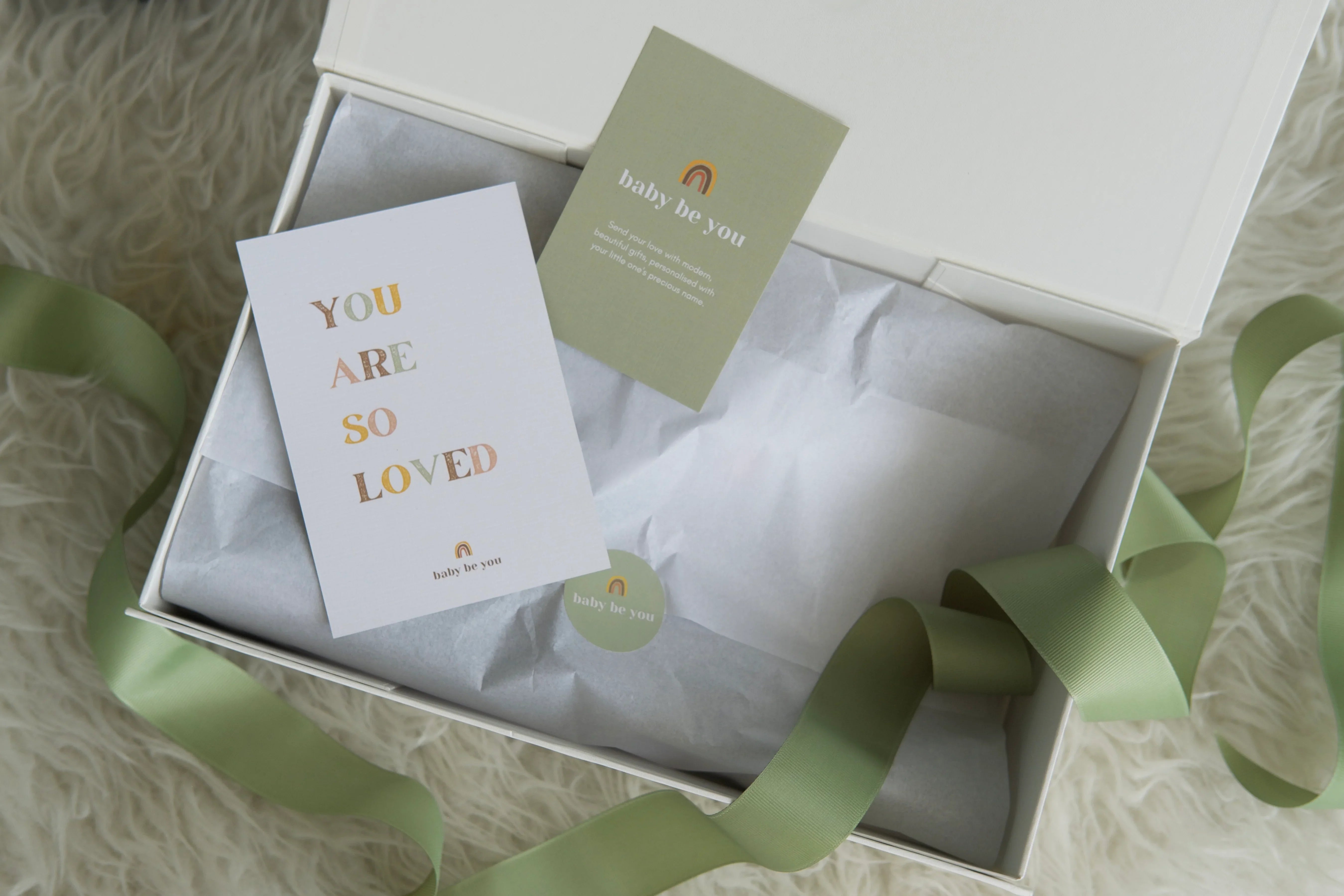 Soft Organics Baby Gift Box in Cloud
