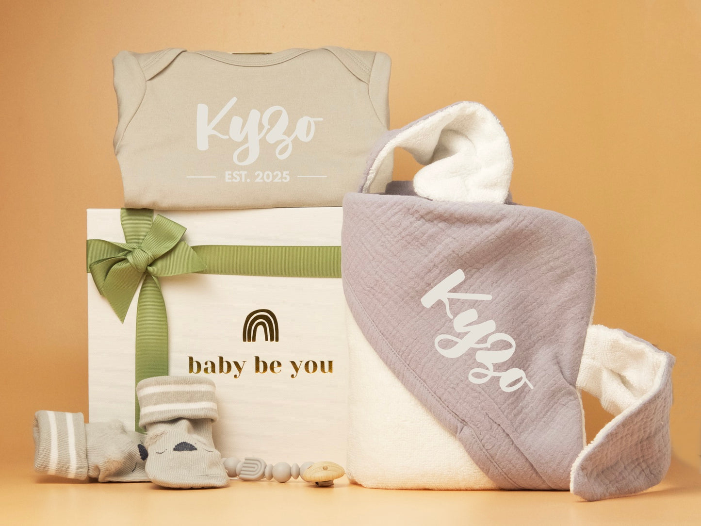 Soft Organics Baby Gift Box in Cloud
