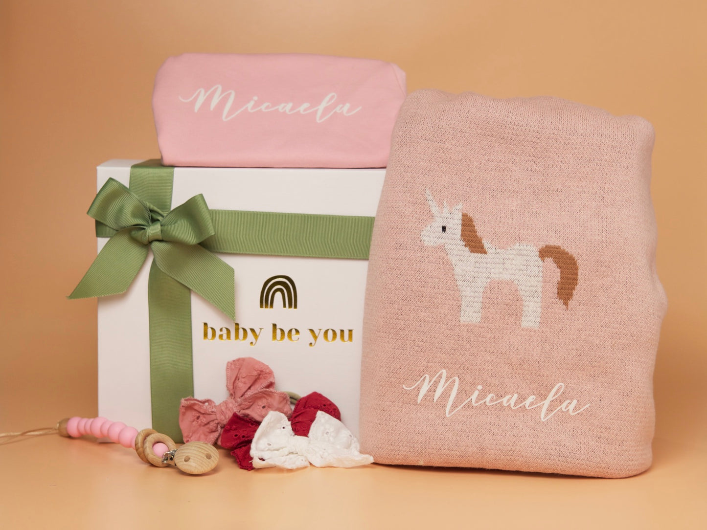 Sweet Dreams Baby Gift Set in Blush
