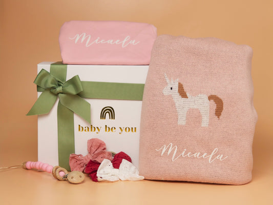 Sweet Dreams Baby Gift Set in Blush
