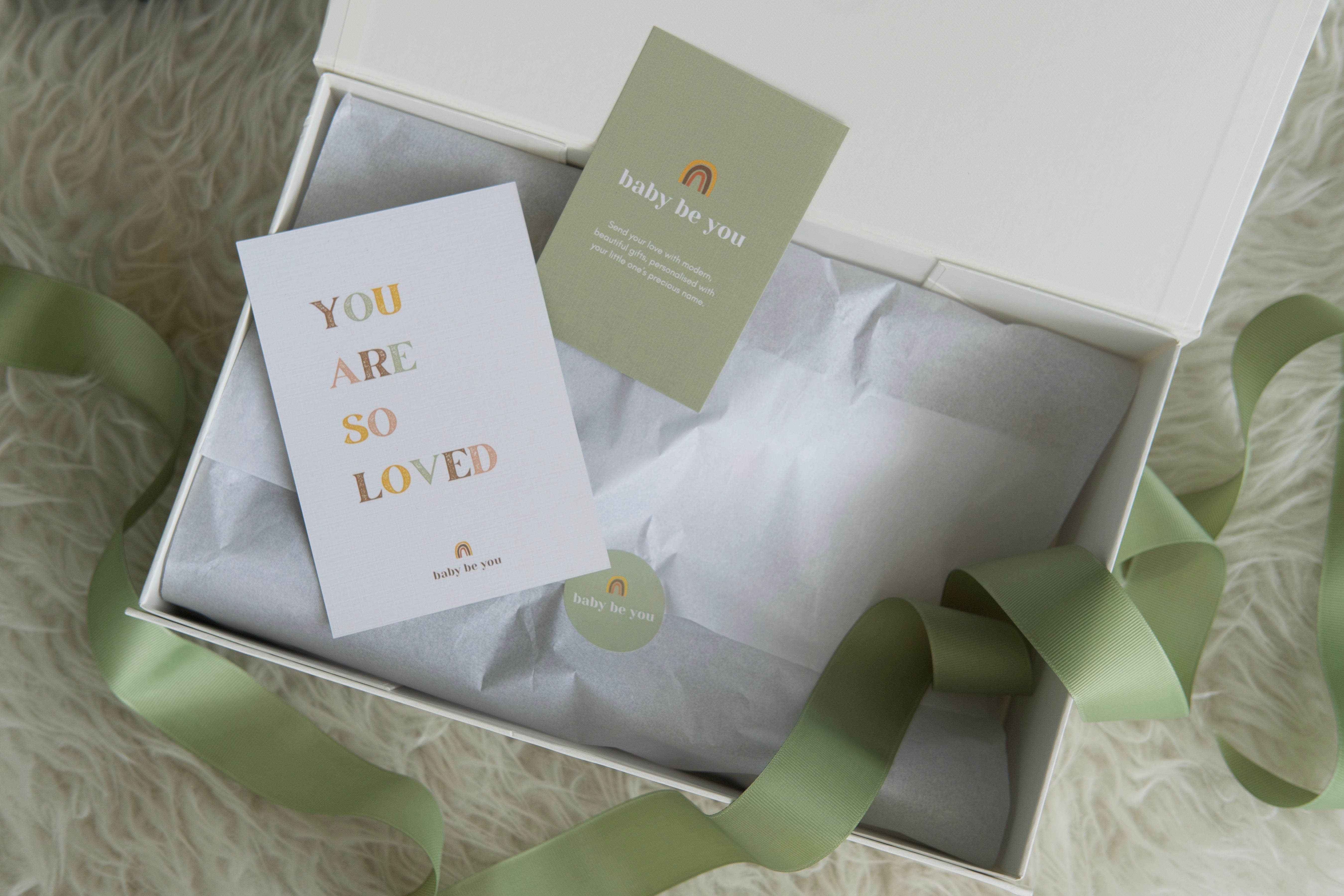 Organic Cotton Personalised Sibling Tee Gift Box
